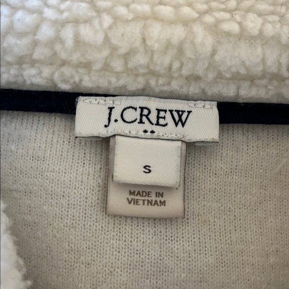 J Crew Sherpa Popover Jacket Size Small - Picture 6 of 6